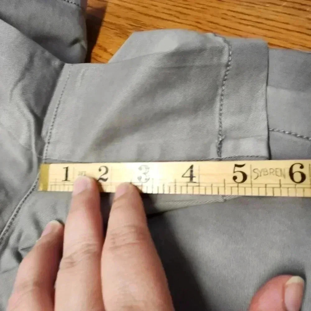 NWT J. Crew Gray Chino Shorts Plus Size 24 - Picture 5 of 10